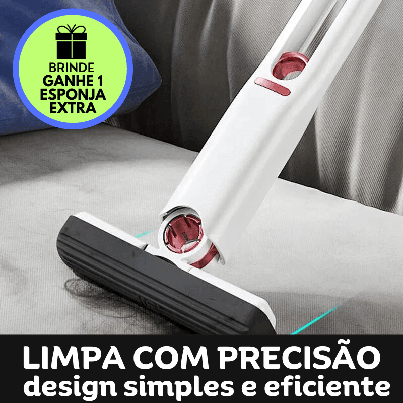 Mini Esfregão Mop Portátil Jetto™ | Ganhe 1 Refil | Oferta de Black Friday