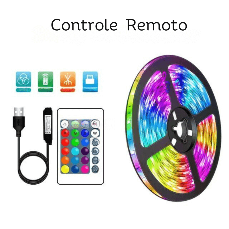 Tira de Luz LED RGB 5050 Controlada por WIFI