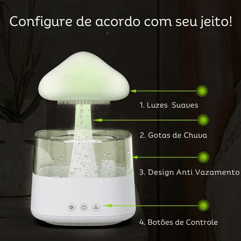 Difusor de Aromas em Formato de Gotas de Chuva