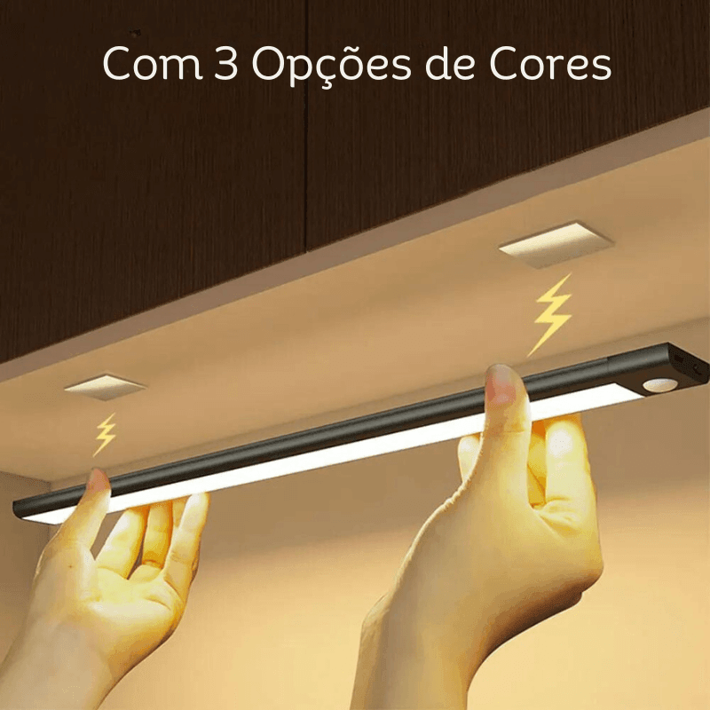 Lâmpada LED Sem Fio Recarregável | Com Sensor de Movimento