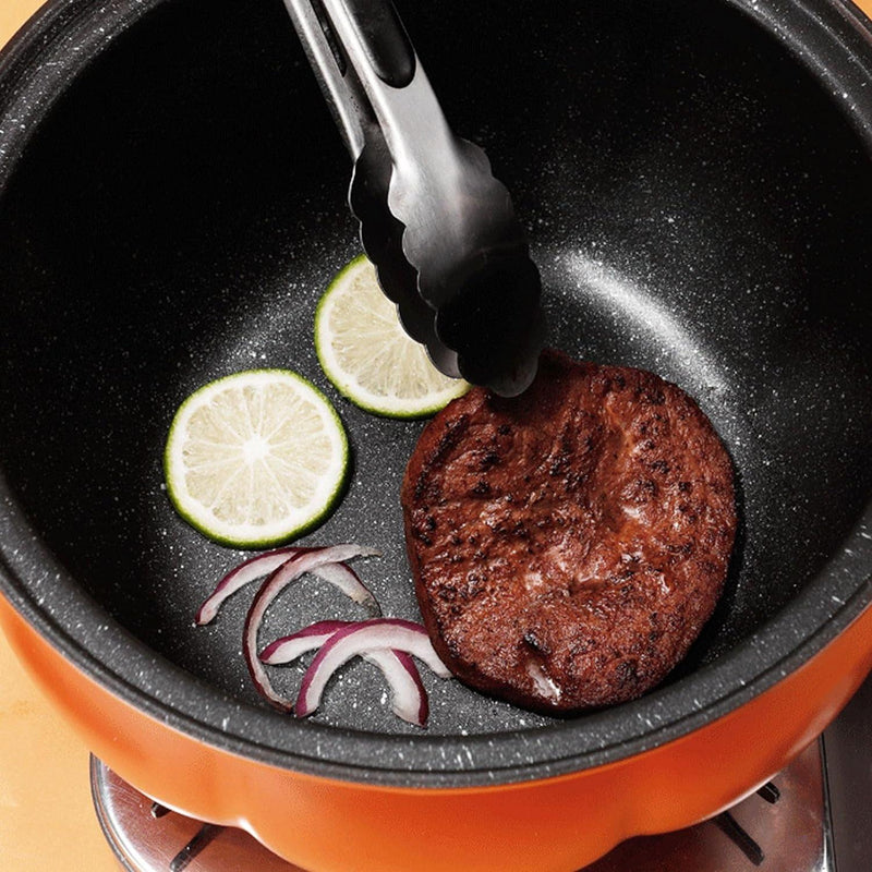 Panela de Pressão de Abóbora Laranja 3L para Fogão a Gás e Indução