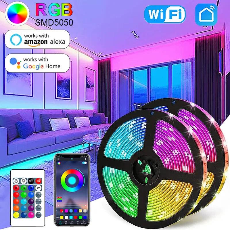 Tira de Luz LED RGB 5050 Controlada por WIFI