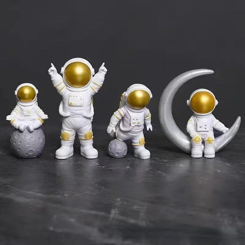 Esculturas de Astronautas Para Mesa, Rack Ou Bancada